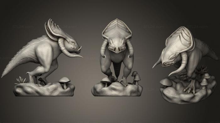 Animal figurines (Kagouti, STKJ_1110) 3D models for cnc